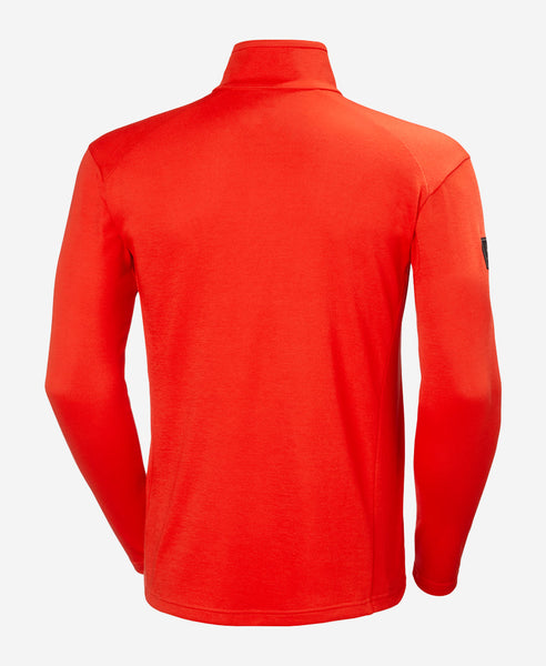 HP 1/2 ZIP PULLOVER, Alert Red