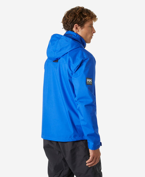 CREW HOODED JACKET, Cobalt