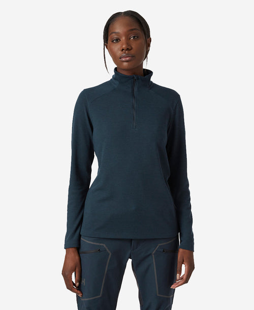 W INSHORE 1/2 ZIP PULLOVER, Navy