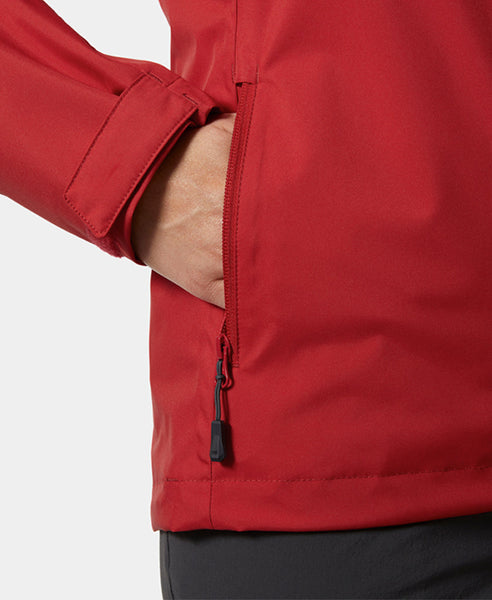 W CREW HOODED JACKET 2.0, Red