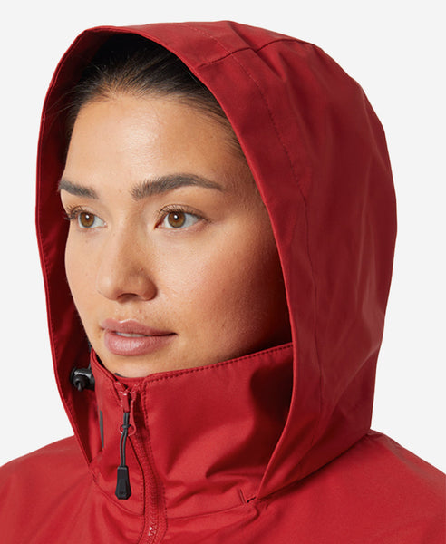 W CREW HOODED JACKET 2.0, Red