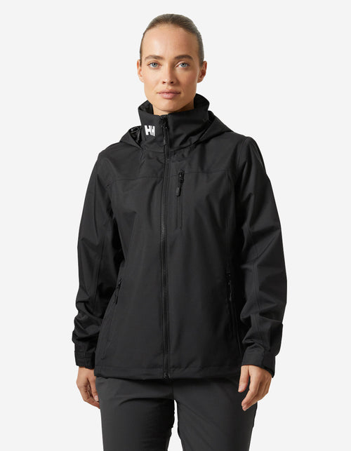 W CREW HOODED JACKET 2.0, Black