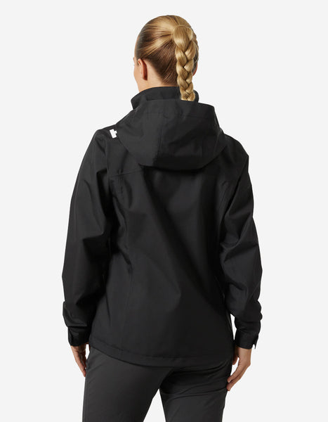 W CREW HOODED JACKET 2.0, Black