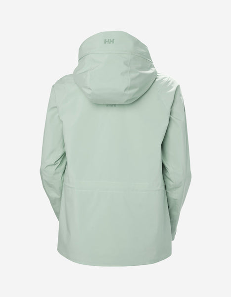 W HP RACING HOODED JACKET, Eucalyptus