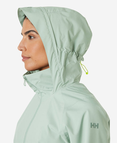 W HP RACING HOODED JACKET, Eucalyptus