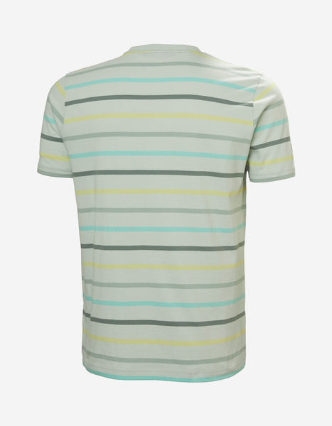 NEWPORT T-SHIRT 2.0, Green Mist Multistripe