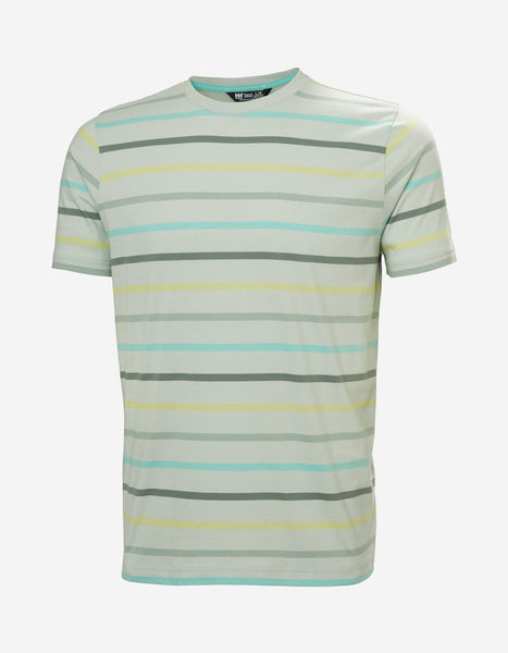 NEWPORT T-SHIRT 2.0, Green Mist Multistripe