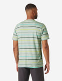 NEWPORT T-SHIRT 2.0, Green Mist Multistripe