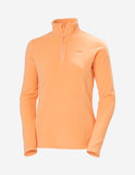 W DAYBREAKER 1/2 ZIP FLEECE, Apricot Crush