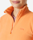 W DAYBREAKER 1/2 ZIP FLEECE, Apricot Crush