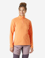 W DAYBREAKER 1/2 ZIP FLEECE, Apricot Crush