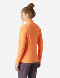 W DAYBREAKER 1/2 ZIP FLEECE, Apricot Crush