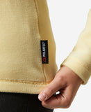 W DAYBREAKER 1/2 ZIP FLEECE, Yellow Cream