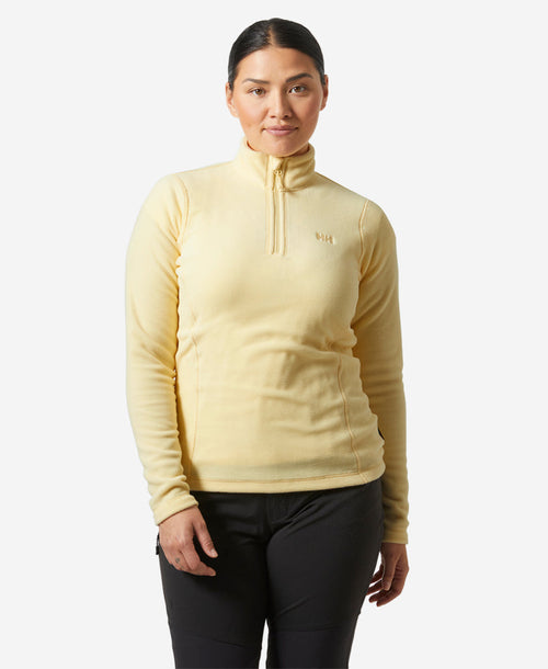 W DAYBREAKER 1/2 ZIP FLEECE, Yellow Cream