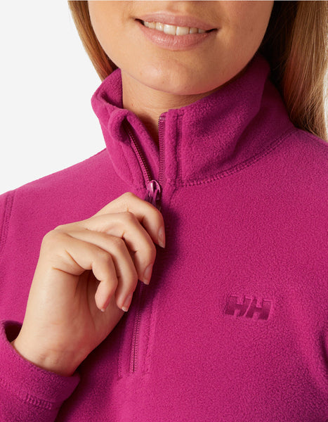 W DAYBREAKER 1/2 ZIP FLEECE, Magenta 2.0