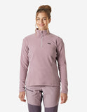 W DAYBREAKER 1/2 ZIP FLEECE, Purple Clay