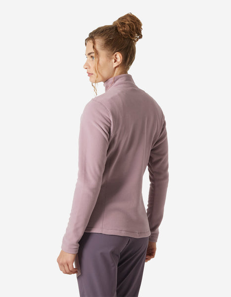 W DAYBREAKER 1/2 ZIP FLEECE, Purple Clay