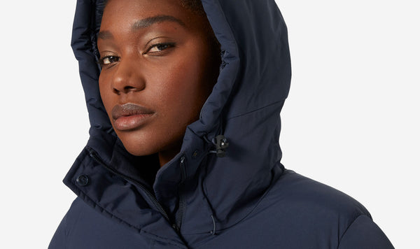 W ADORE PUFFY PARKA, Navy