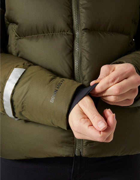 W ESSENCE DOWN JACKET, Utility Green