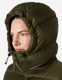 W ESSENCE DOWN JACKET, Utility Green