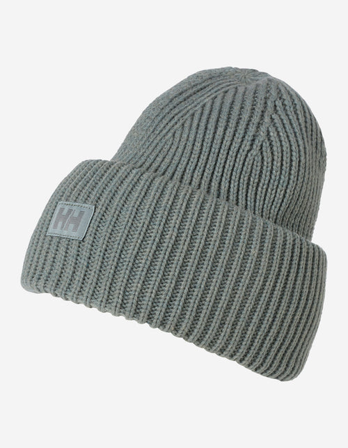 HH RIB BEANIE, Grey Cactus