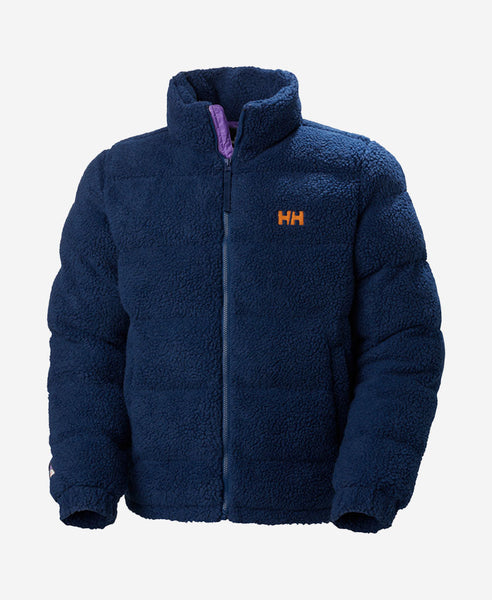 YU TEDDY PILE JACKET, Ocean