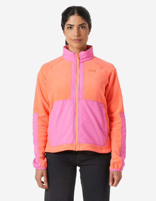 W RIG FLEECE JACKET, Peach Echo