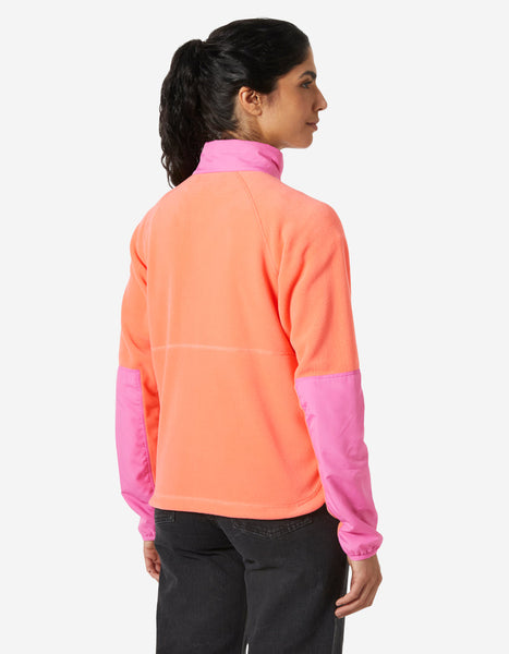 W RIG FLEECE JACKET, Peach Echo