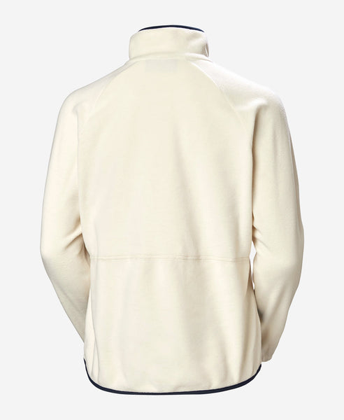 W RIG FLEECE 1/2 ZIP, Cream