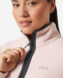 W RIG FLEECE 1/2 ZIP, Pink Cloud