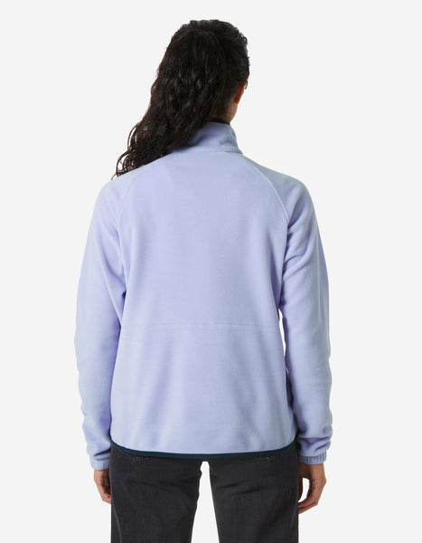 W RIG FLEECE 1/2 ZIP, Bright Lavender