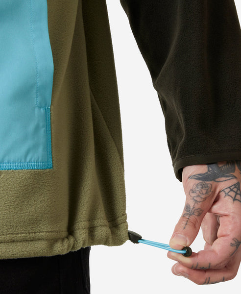 PLAY 1/2 ZIP FLEECE, Aqua