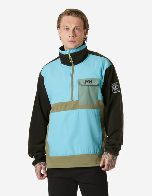 PLAY 1/2 ZIP FLEECE, Aqua