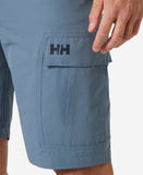 HH QD CARGO SHORTS II, Washed Navy