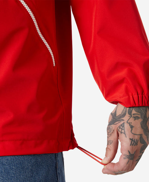 SANDOY RAIN JACKET, Alert Red