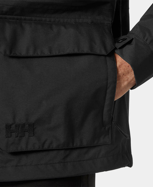 ESCAPE UTILITY RAIN JACKET, Black