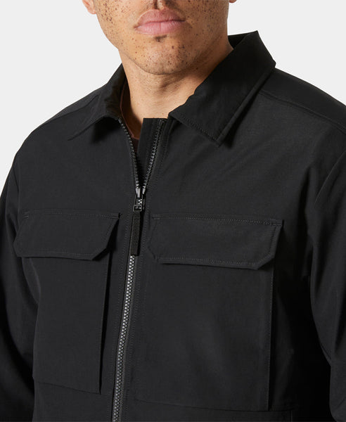 ESCAPE OVERSHIRT, Black