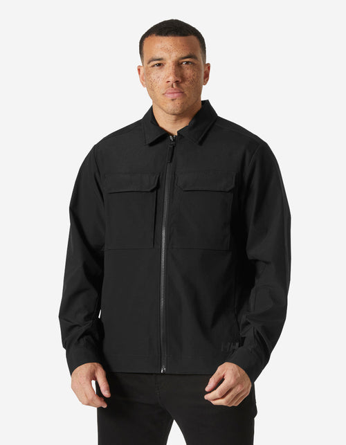 ESCAPE OVERSHIRT, Black