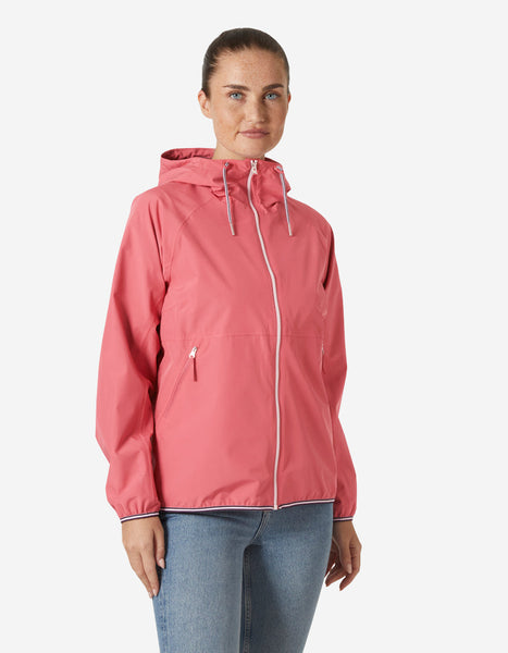 W KOSTER RAIN JACKET, Washed Red