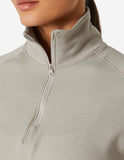 W VERGLAS 1/2 ZIP, Mellow Grey