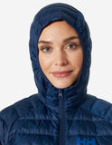 W BANFF HOODED INSULATOR, Cobalt 2.0