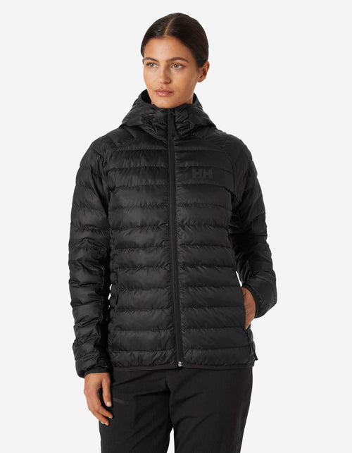 W BANFF HOODED INSULATOR, Black