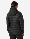 W BANFF HOODED INSULATOR, Black