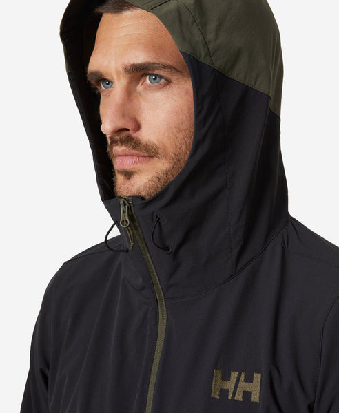 BLAZE SOFTSHELL HOOD, Utility Green