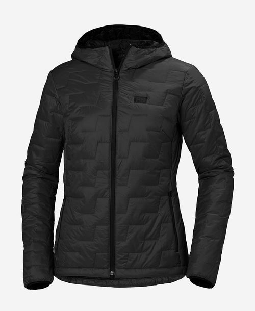 W LIFALOFT HOODED INSULATOR JACKET, Black