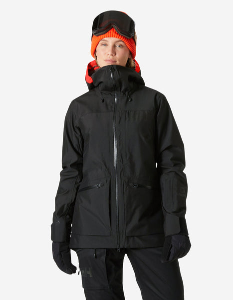 W POWDERQUEEN 3.0 JACKET, Black