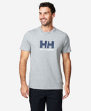 HH LOGO T-SHIRT, Grey Melange