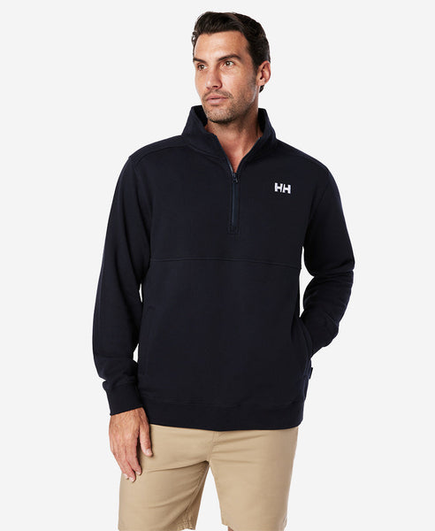 HALF ZIP FLEECE, Navy