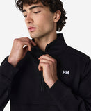 HALF ZIP FLEECE, Black