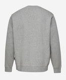 LINE UP CREW SWEAT, Grey Melange